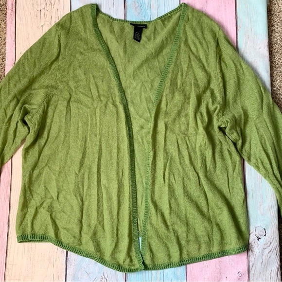 Green lane Bryant open front cardigan 26/28 - Picture 2 of 9